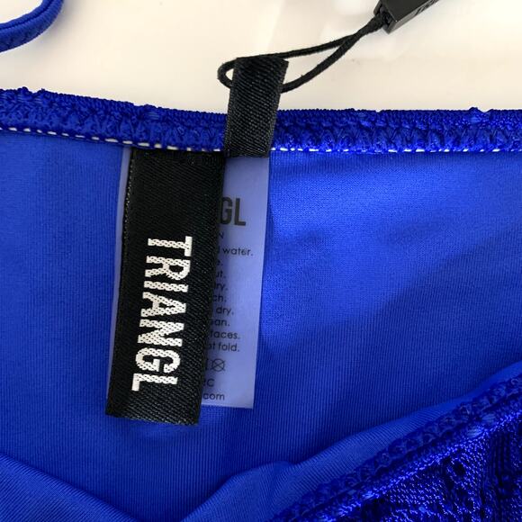 Triangl Vinca Balearic Blue Set Womens New LAage - Picture 6 of 16